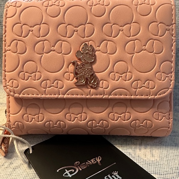 Loungefly Handbags - Loungefly Disney Pink Embossed Wallet